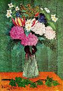 Henri Rousseau blommor i vas Germany oil painting artist